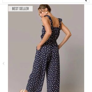 Francesca’s Floral Jumpsuit